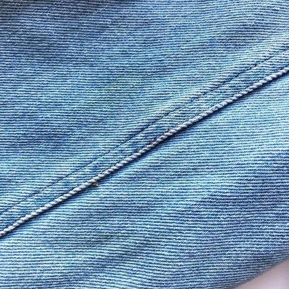 NEWPORT NEWS Vintage Embroidered Floral Denim Jean Jacket Womens 8 - Picture 8 of 11